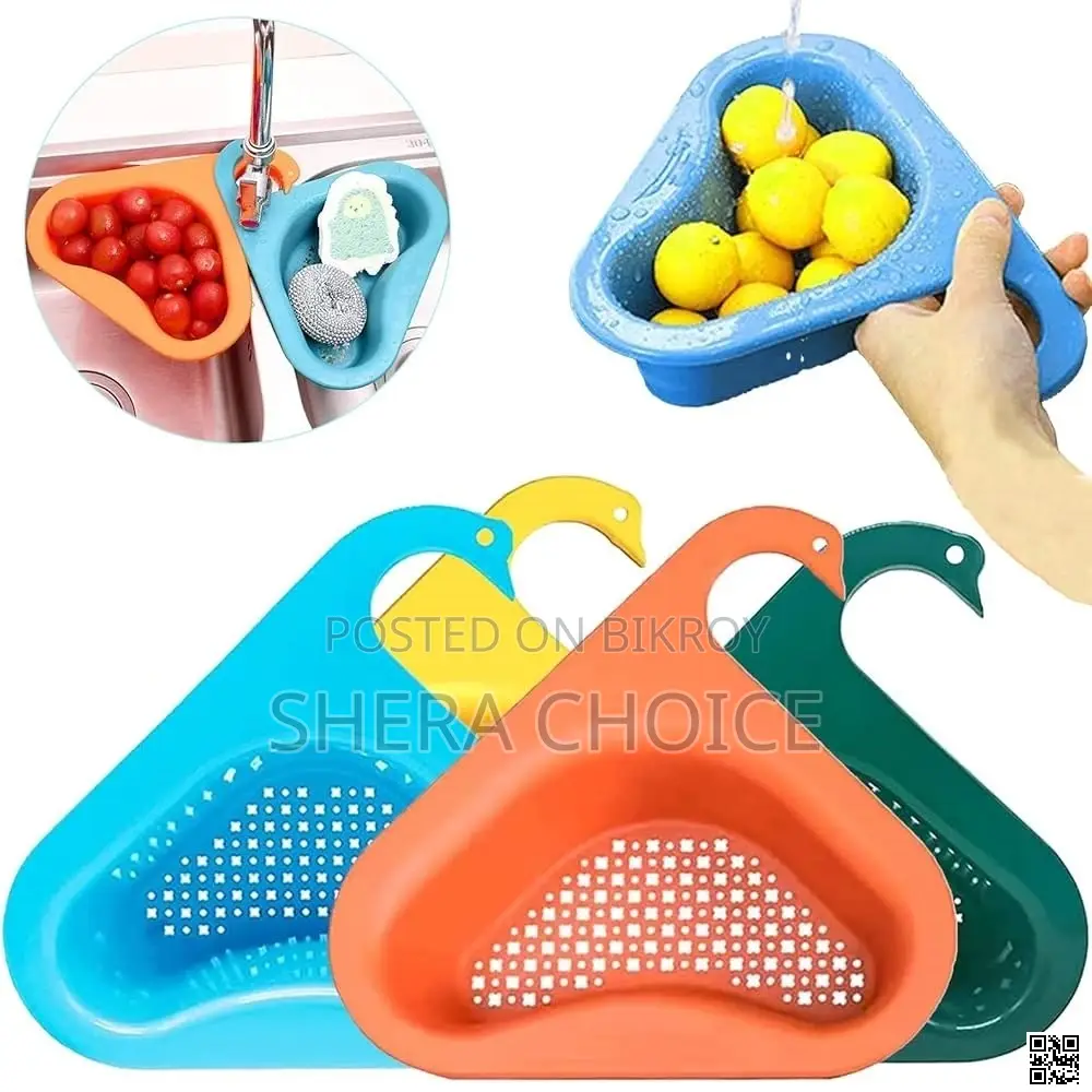 Kitchen Sink Strainer Drain Basket Swan Drain Rack
