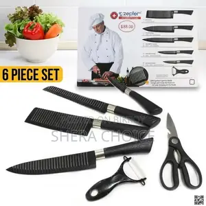 Zepter Professional Knife Set - 6 Piece Kitchen Knife Set, Cooking Knife