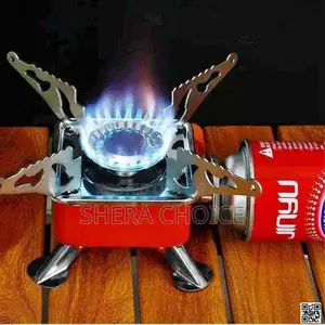 Mini Gas Stove and Gas Cylinder Combo, Portable Camping Gas