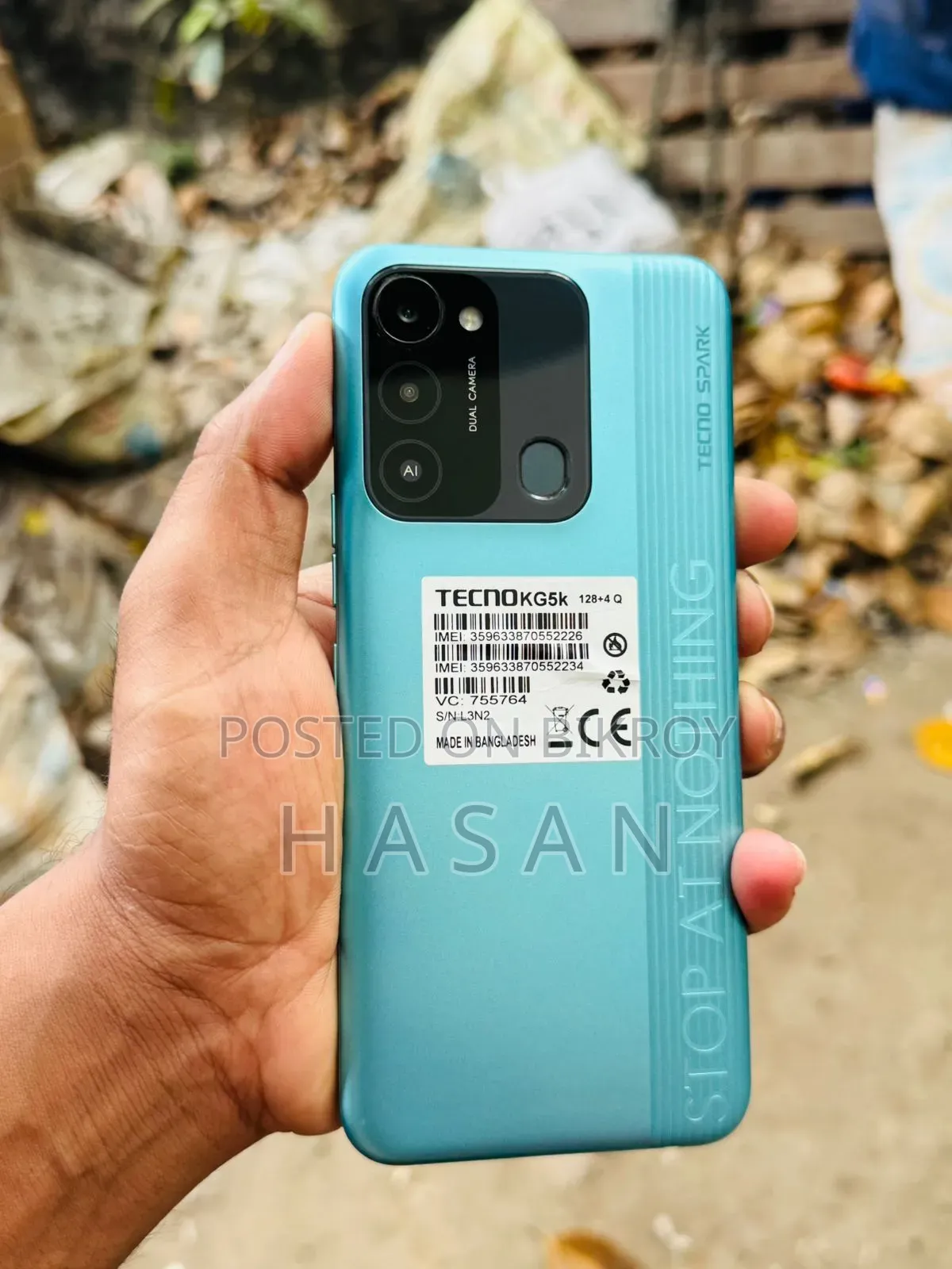 Tecno Spark 8C 64 GB Gray