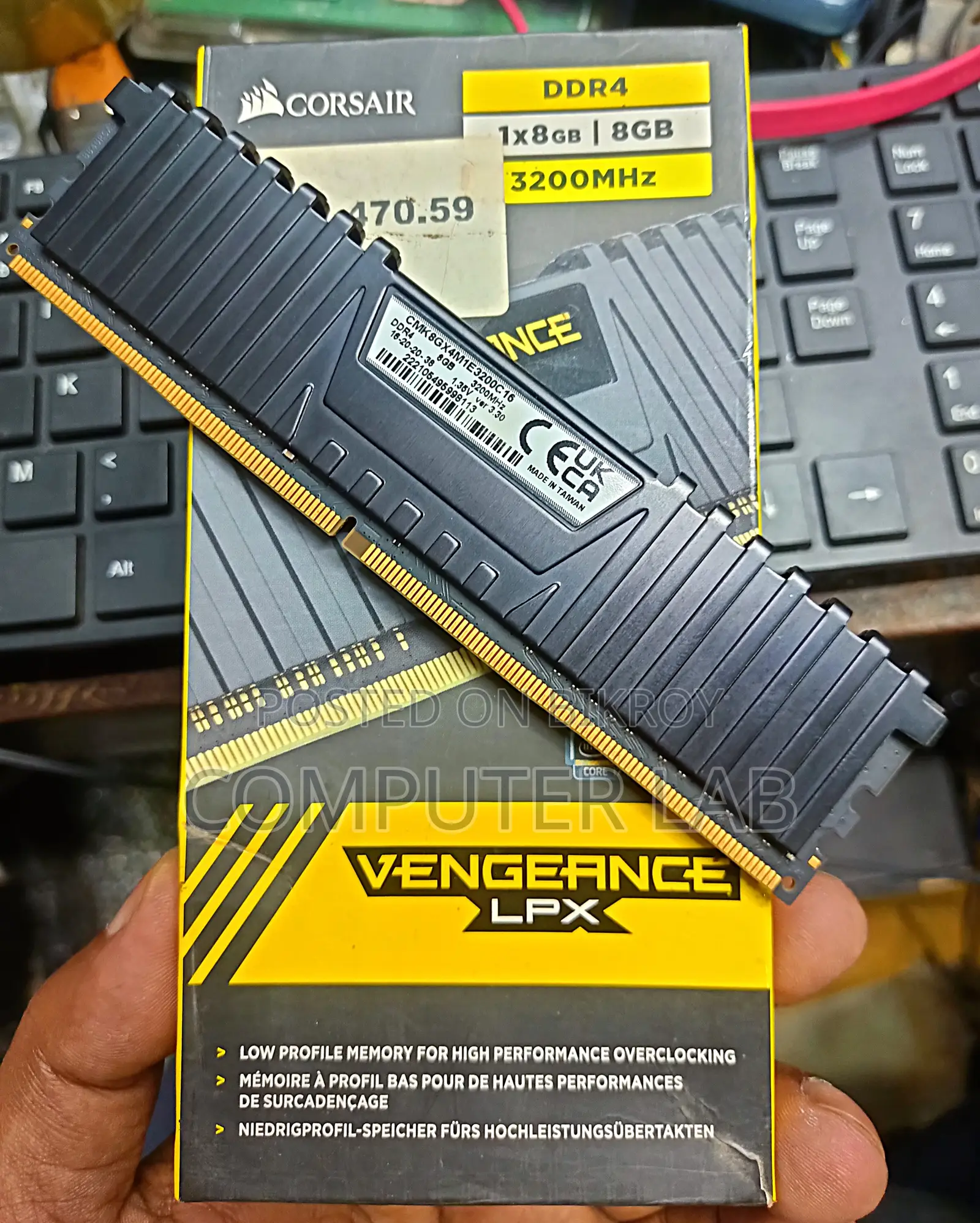 Corsair Vengeance LPX 8gb 3200mhz Ddr4 Desktop Ram Lifetime Warranty