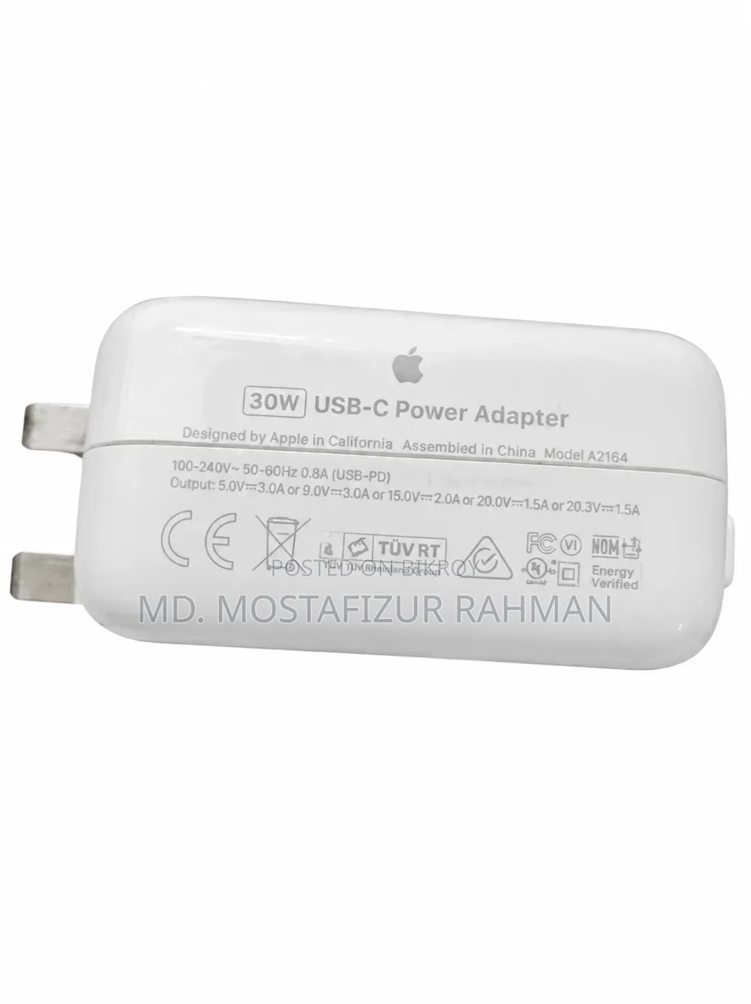Apple Original 30w Usb C Power Adapter With Original Cable
