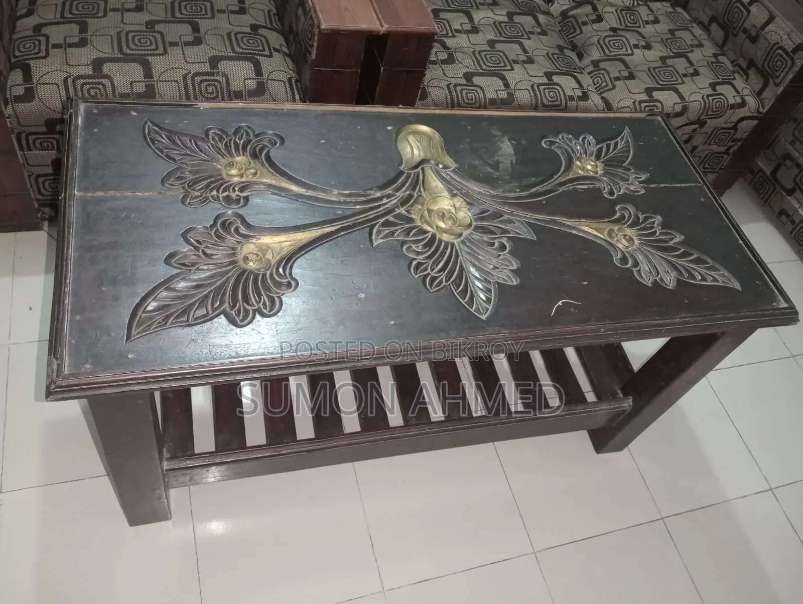 Garjan Wood Tea Table