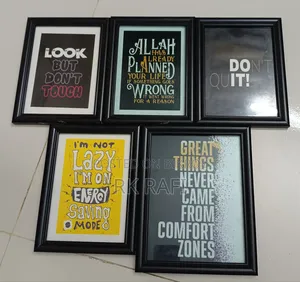 Wallmate Wood and Glass Frame