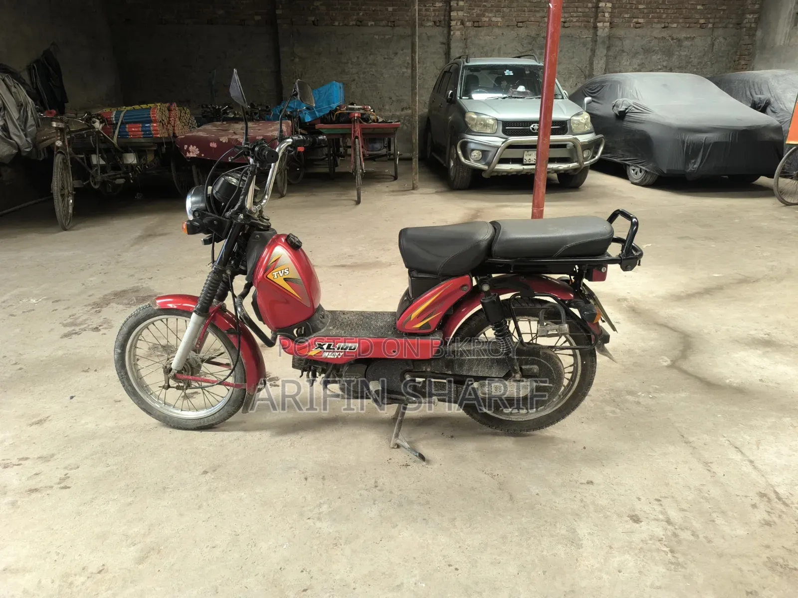TVS XL 100 Comfort 2021 Red