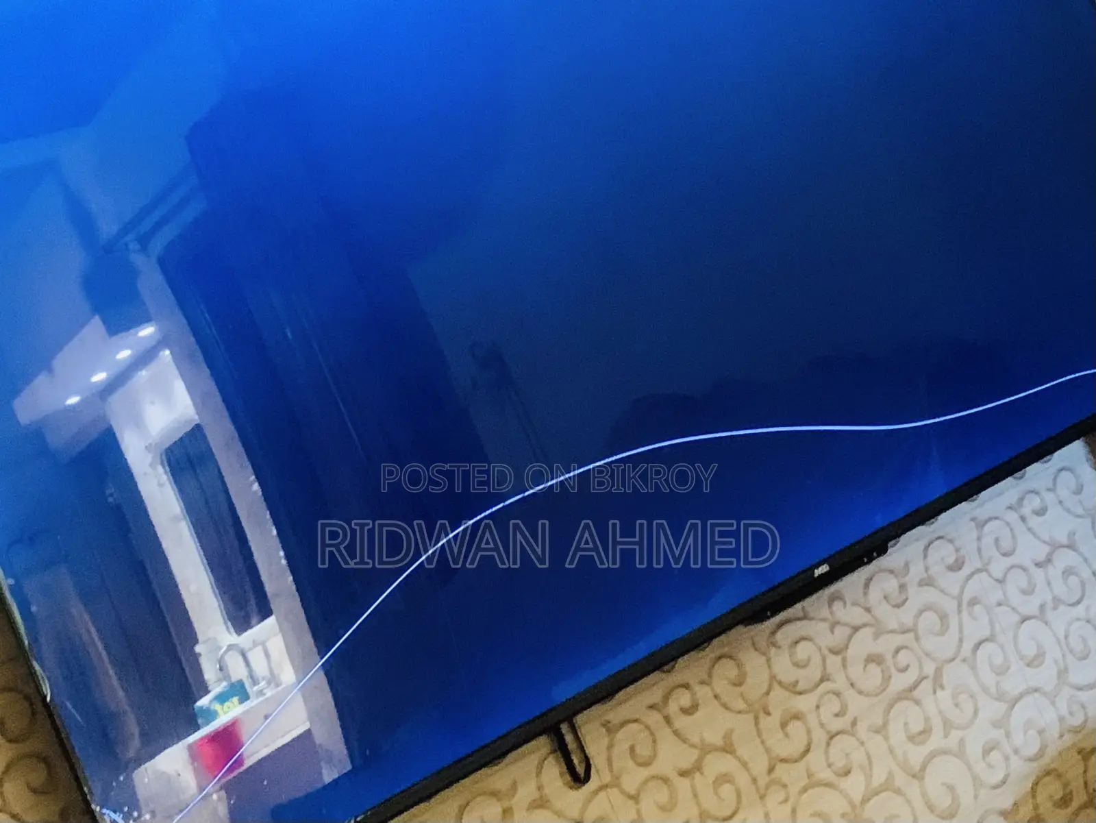 Jvco 75 Inch QLED Display Broken TV