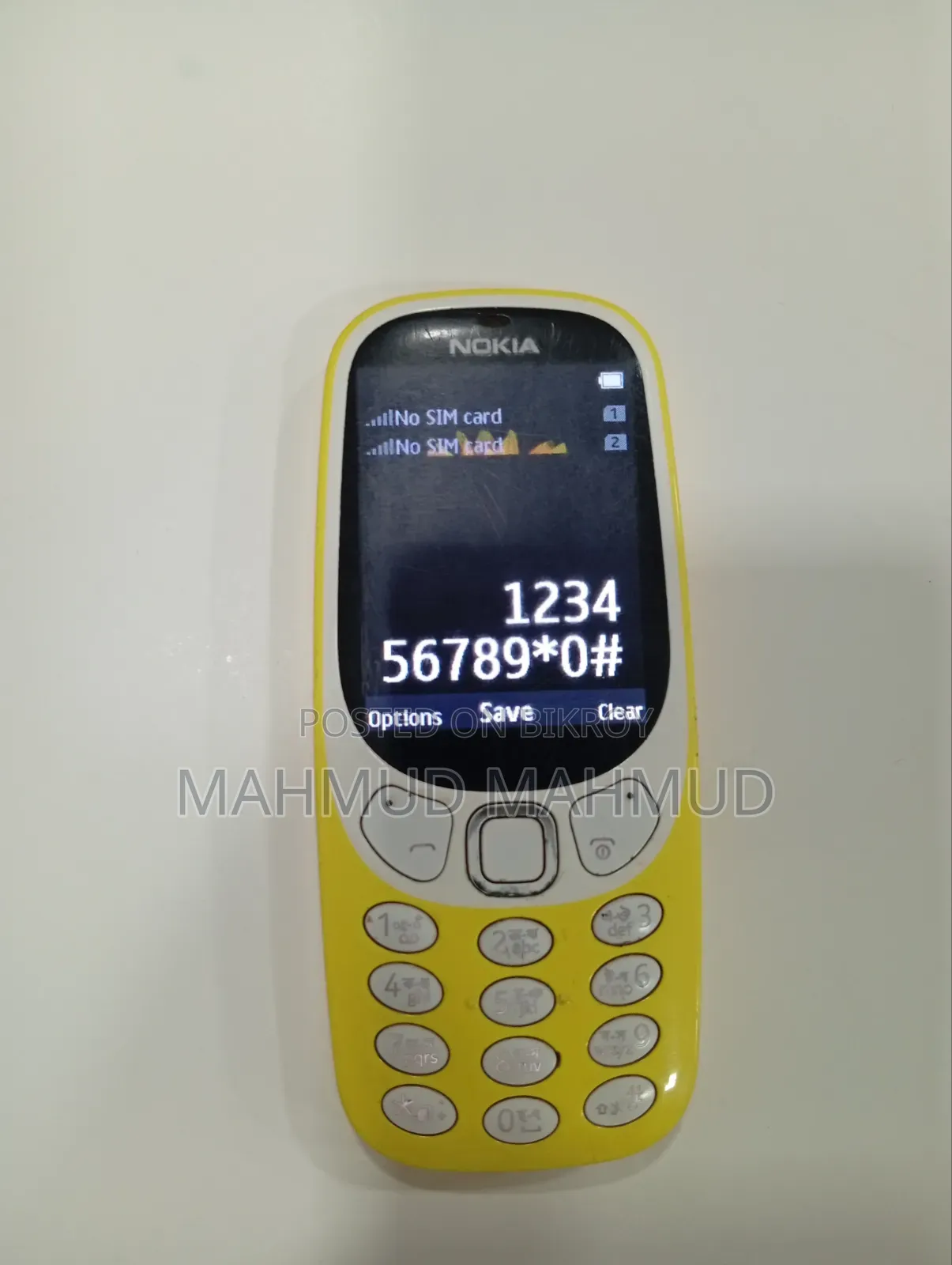 Nokia 3310 Yellow