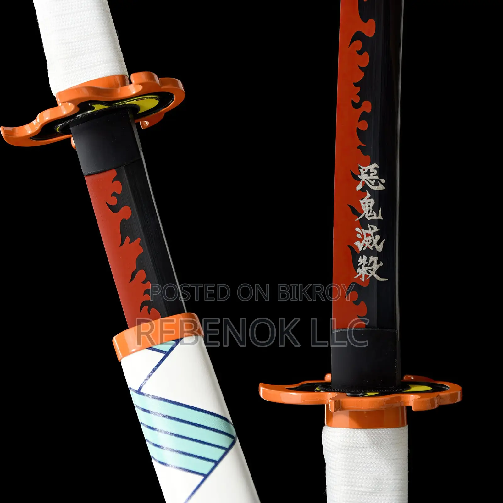 Rengoku Replica Wooden Katana