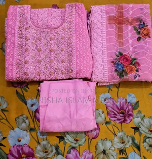 Premium Indian Georgette Three-Piece Collection (Sold Separately)