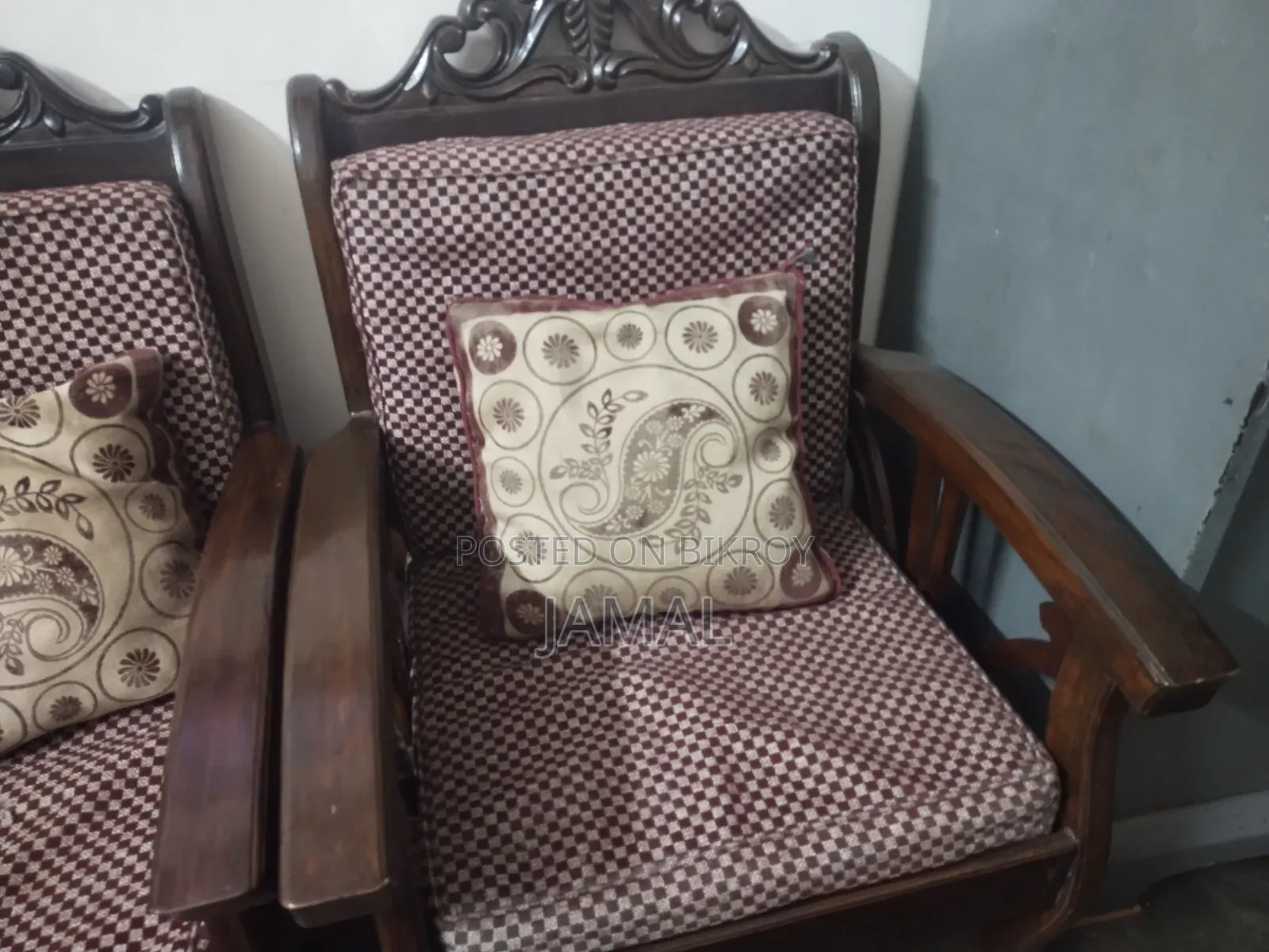 Sofa foam with cover for sale.