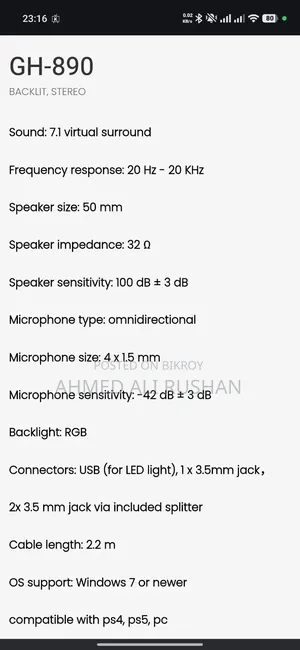 Xtrike Me Gh-890 Stereo Gaming Headset