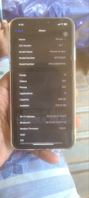 Apple iPhone XS Max 256 GB Rose Gold