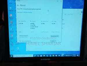 Desktop Computer 4GB Intel Core i3 HDD 128GB