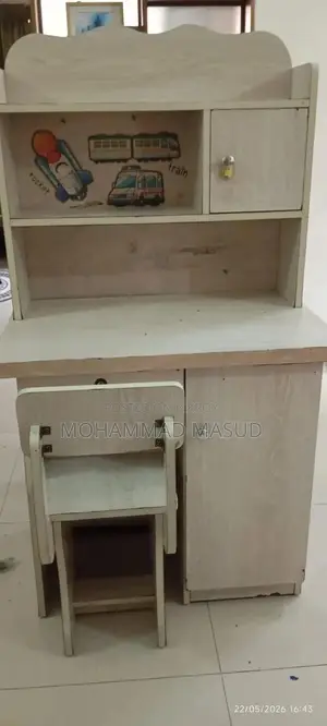 বাচ্চাদের পড়ার টেবিল + চেয়ার (সেট)
