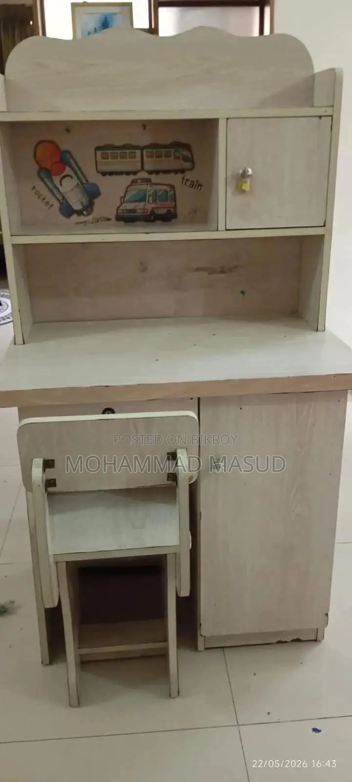 Kids Study Table + Chair (Set)