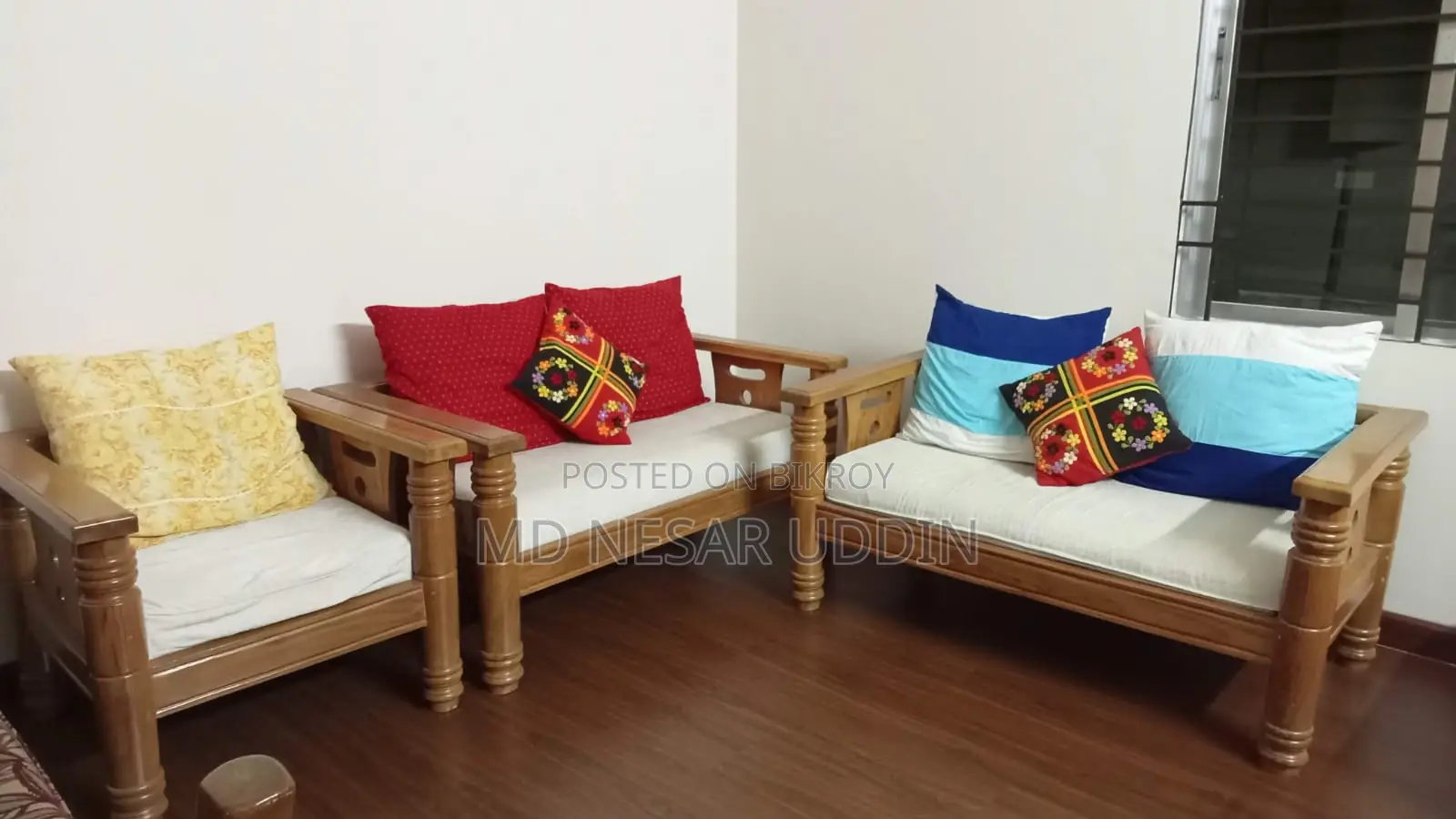 Wooden Sofa Set