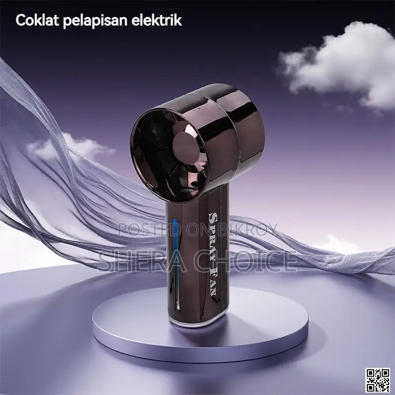 Portable Mist Fan – Rechargeable Cooling Spray Fan
