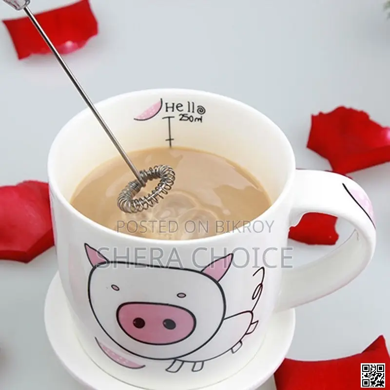 Mini Drink Frother, Portable for Milk, Coffee, Egg Beater Mixer
