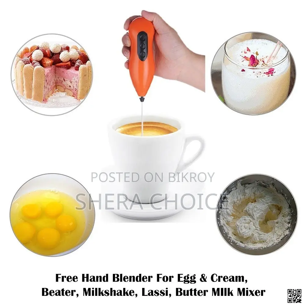 Mini Drink Frother, Portable for Milk, Coffee, Egg Beater Mixer