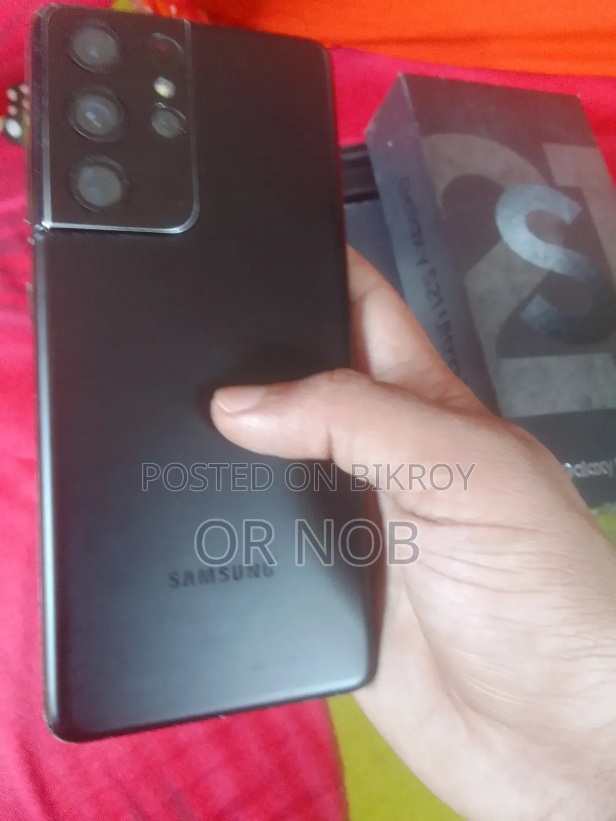 স্যামসাং গ্যালাক্সি এস২১ আল্ট্রা ৫জি ১২৮ জিবি ব্ল্যাক