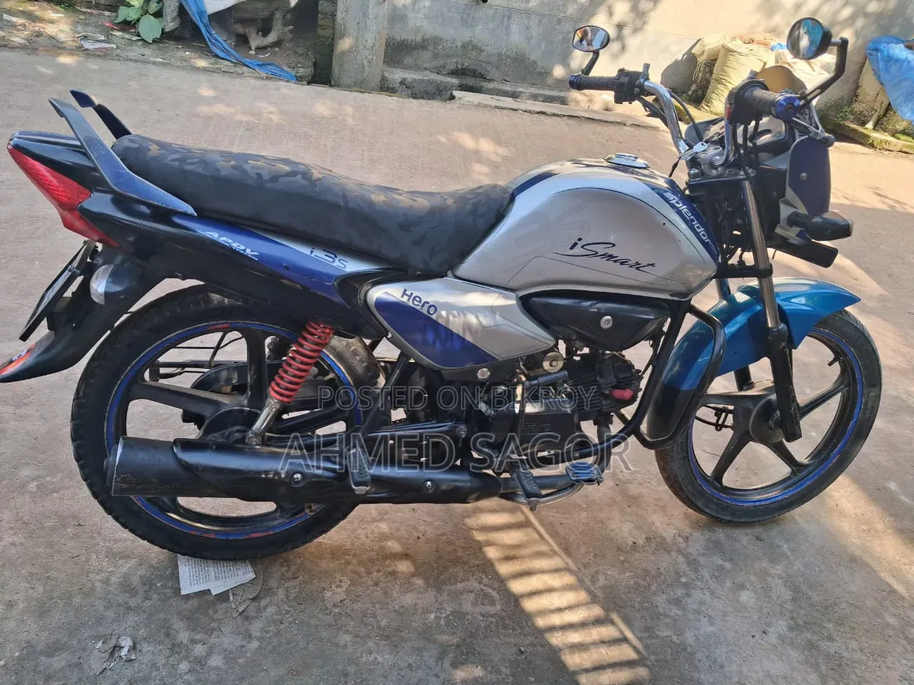 হিরো স্প্লেন্ডার আইস্মার্ট ২০১৯ ব্লু