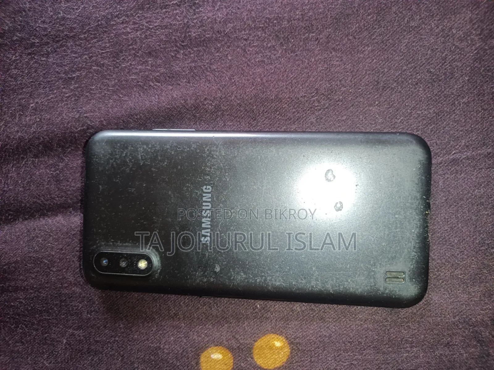 স্যামসাং গ্যালাক্সি এ০১ ১৬ জিবি ব্ল্যাক