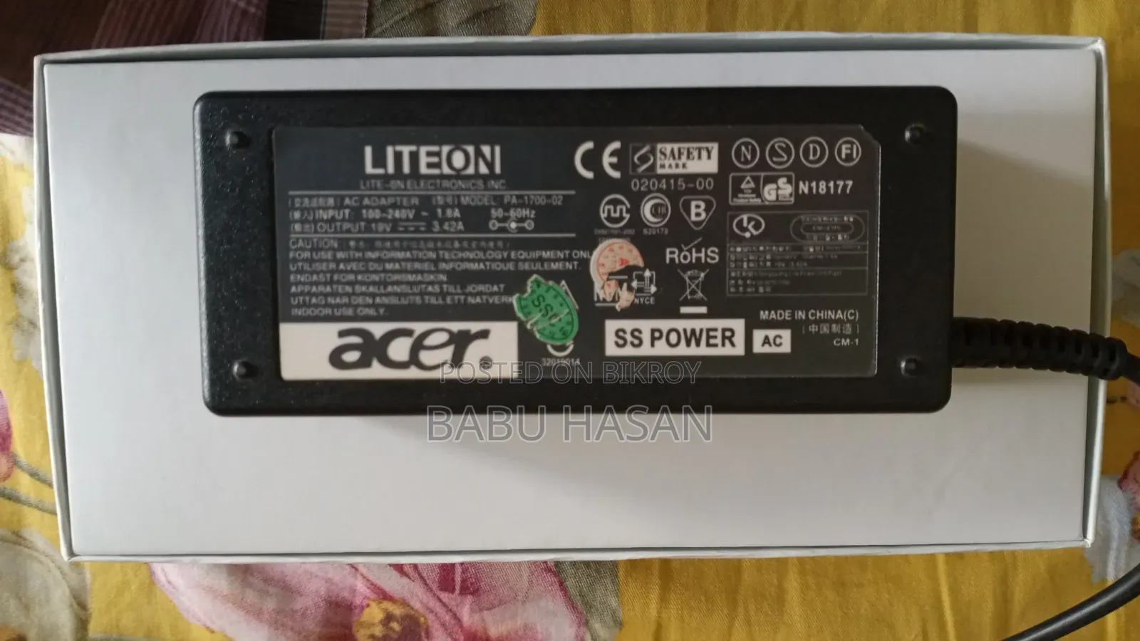 Acer Fresh Laptop Charger