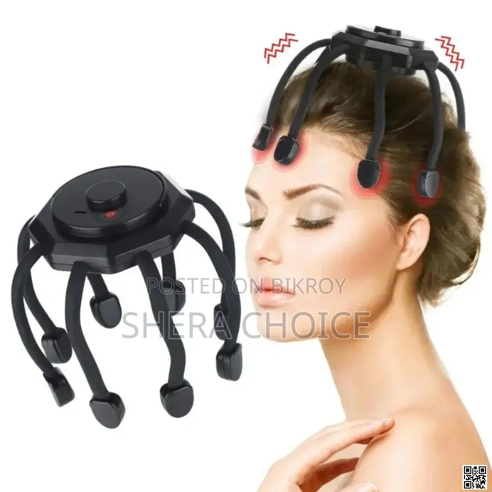 Electric Octopus Head Massager – Relaxing Scalp Therapy Device