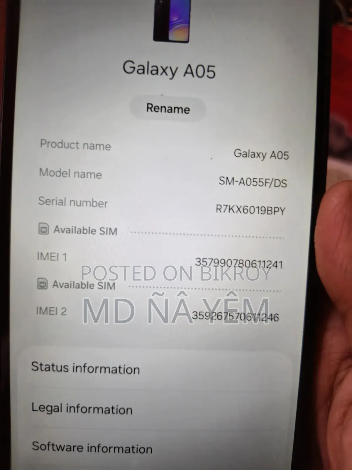 Samsung Galaxy A05 64 GB Black