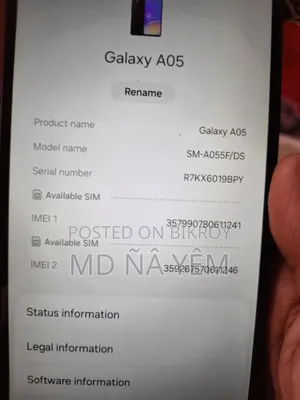 Samsung Galaxy A05 64 GB Black