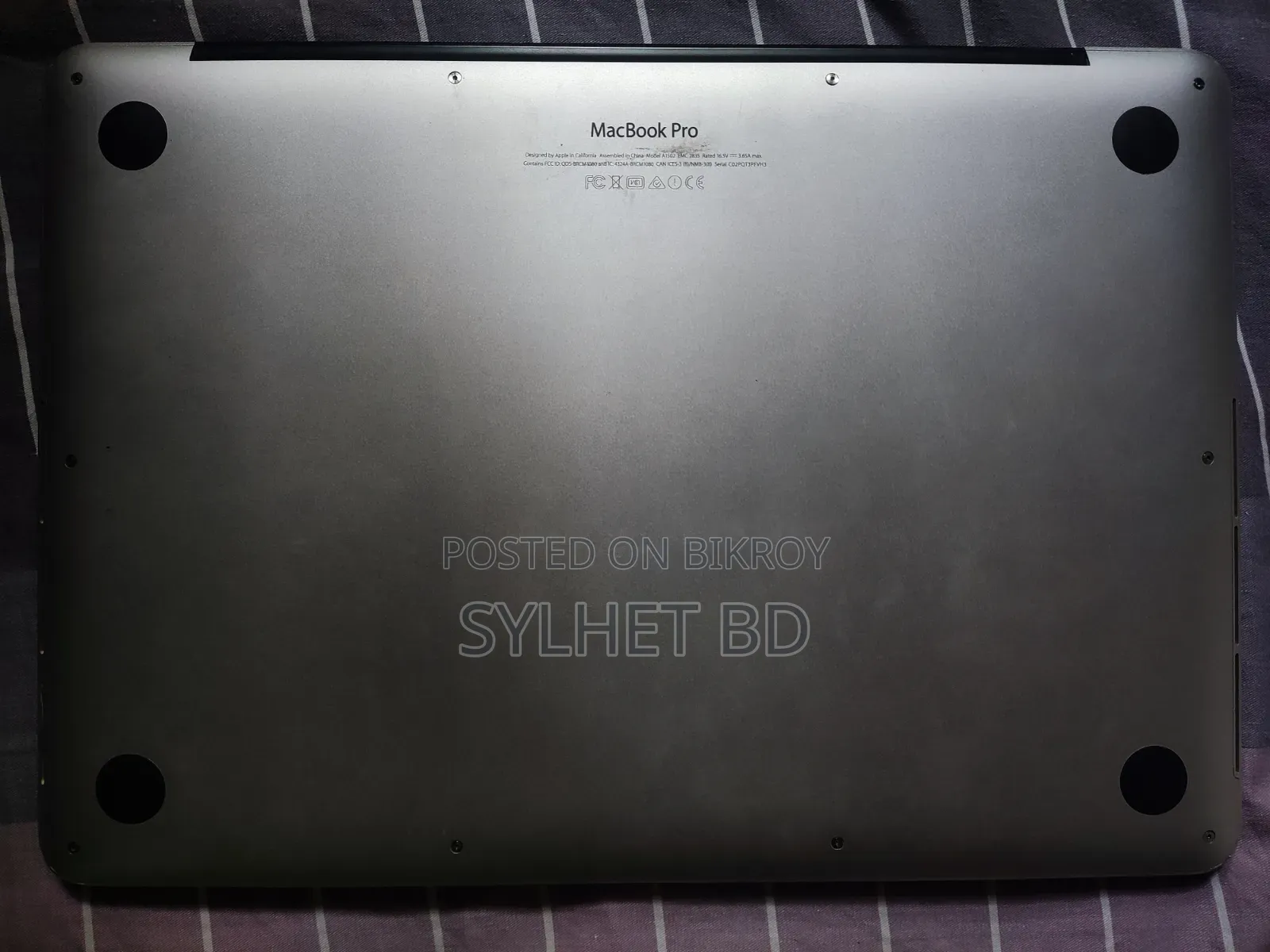 Laptop Apple MacBook 2015 8GB Intel Core I5 SSD 128GB