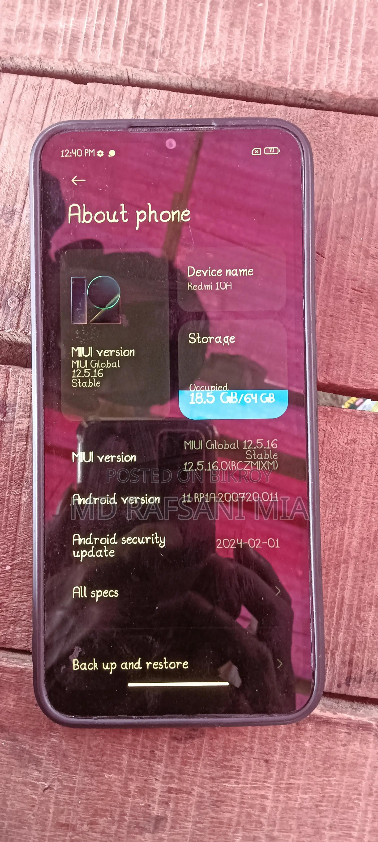Realme 10 64 GB Black