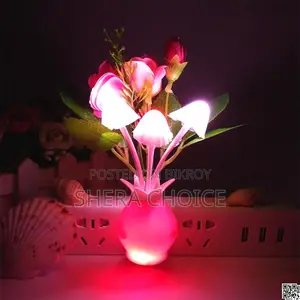 Romantic Led Mushroom Light — মাশরুম-আকৃতির আকর্ষণীয় ডিজাইন