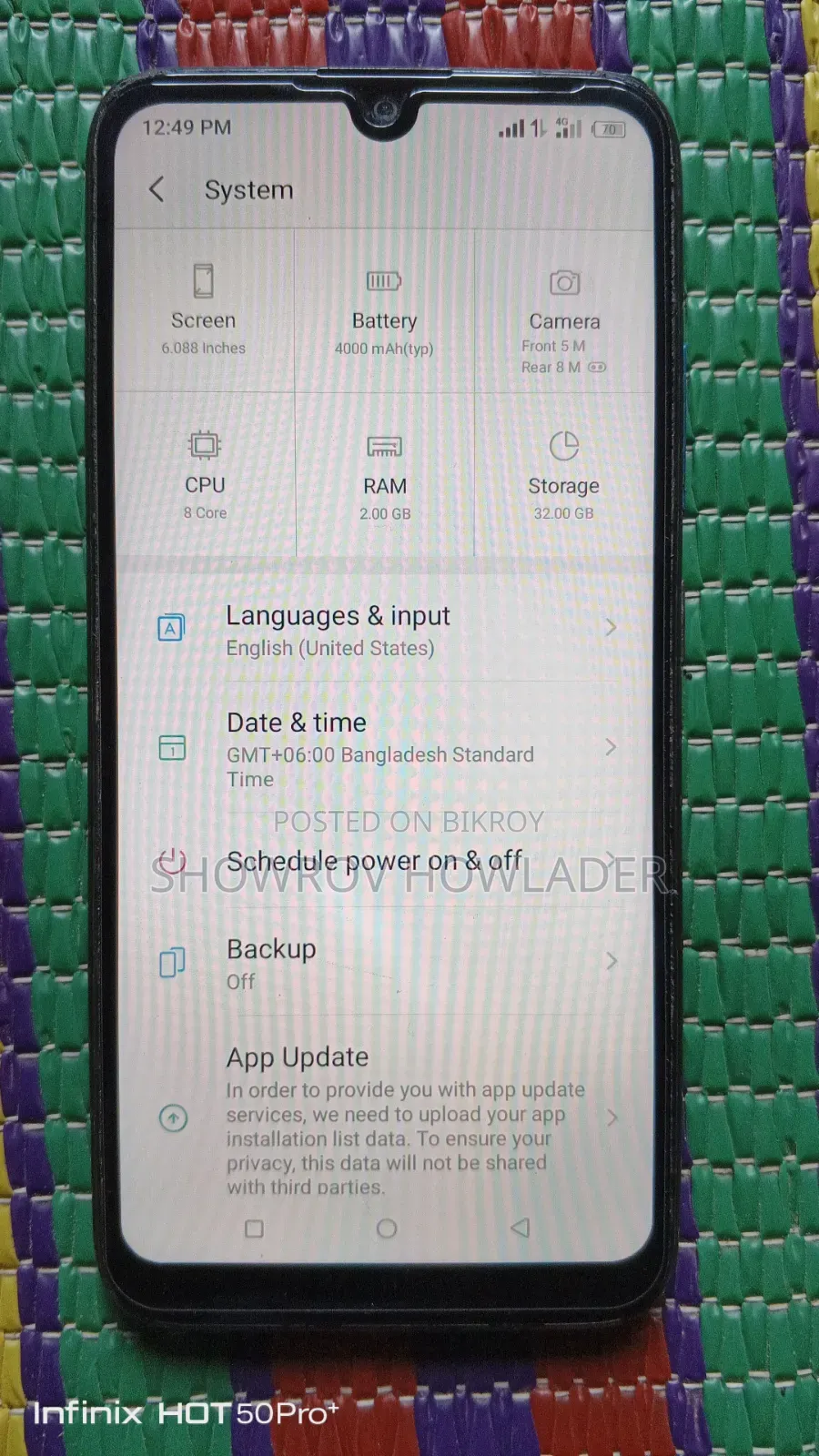 Itel Vision 1 Pro 32 GB Purple