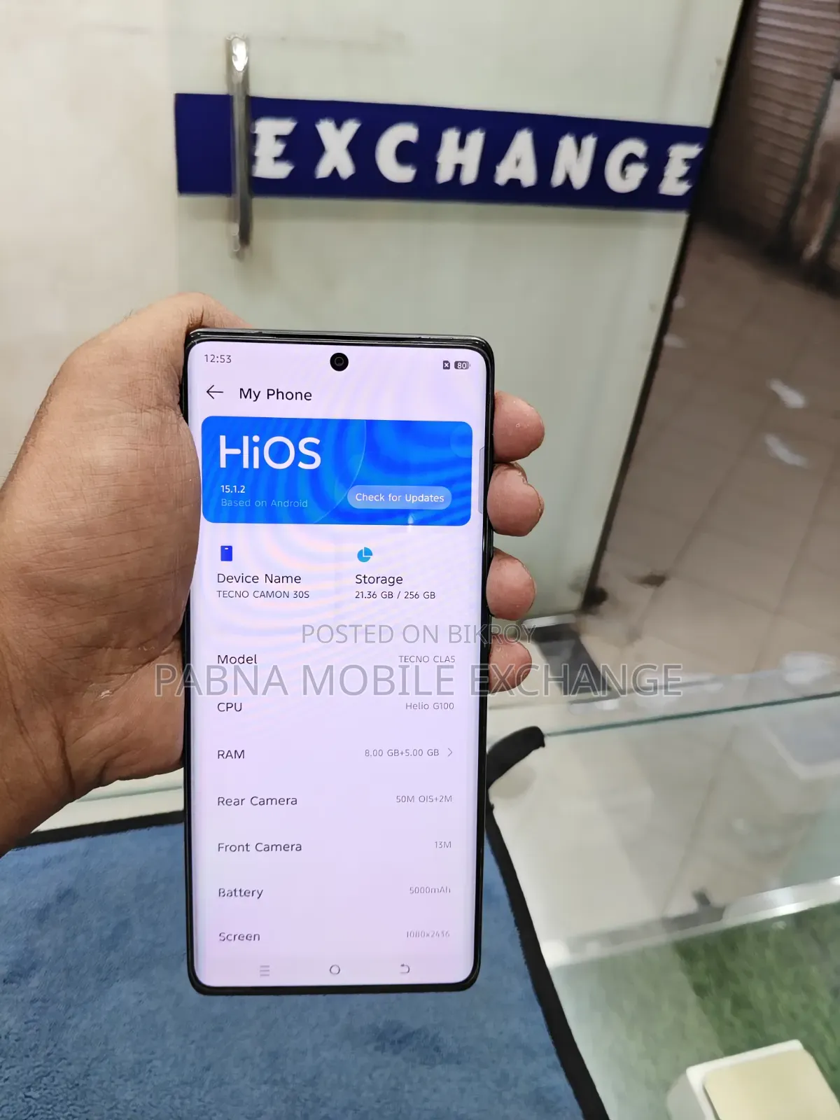 Tecno Camon 30S 256 GB Black