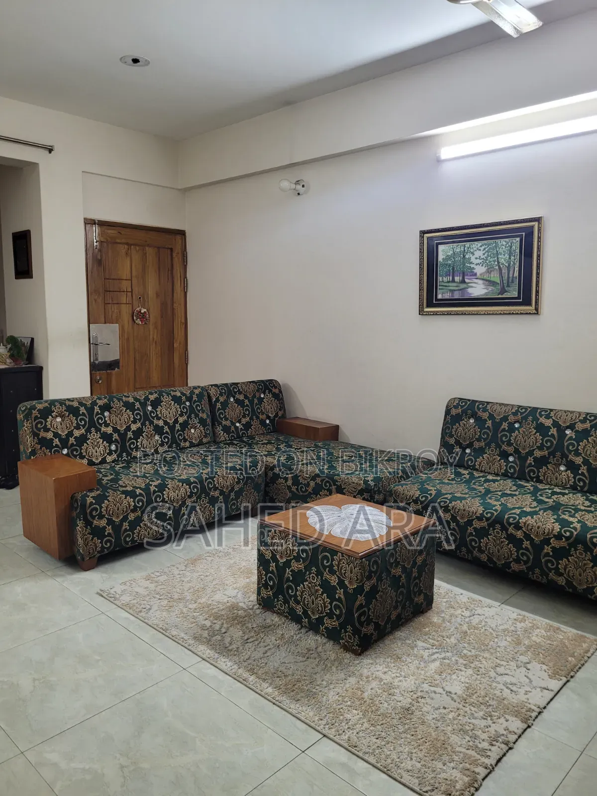 3 Sofa Set + 2 Tea Table