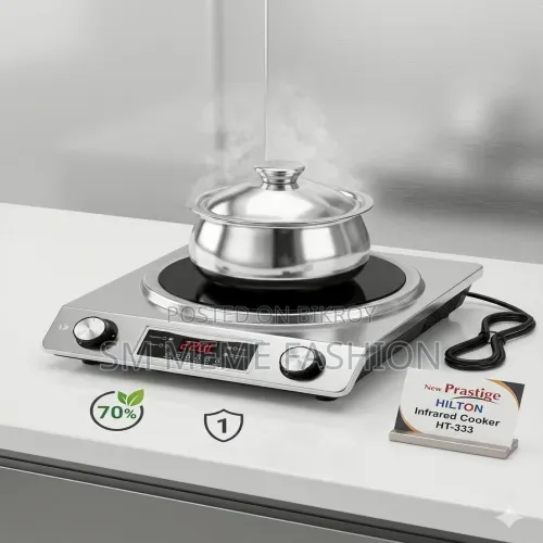 New Prastige Hilton 2500W Heavy Duty Infrared Cooker - Model HT-333