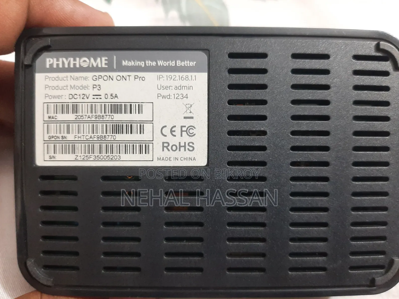 Phyhome Onnu