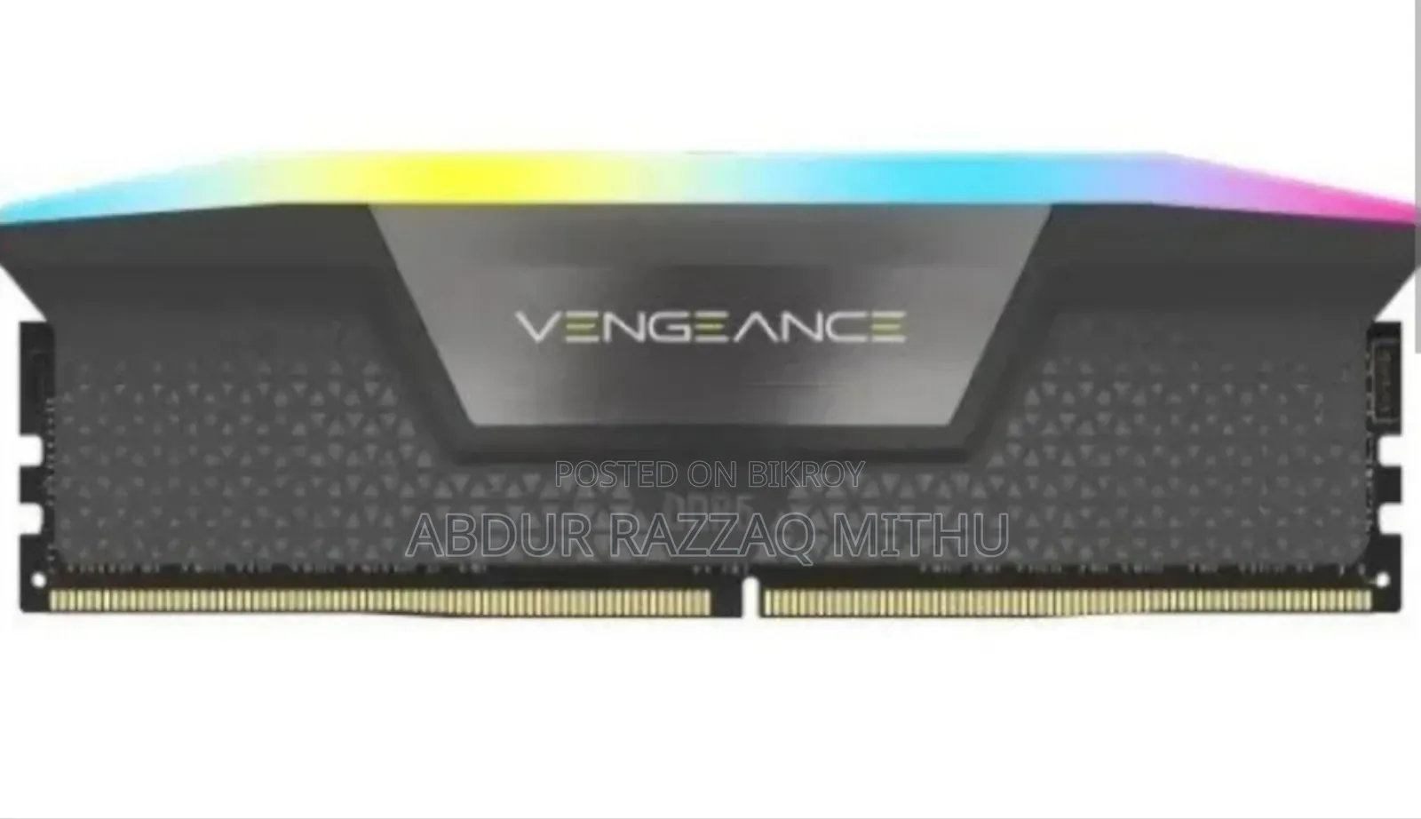 Corsair Vengeance RGB 16gb Ddr5 6000mhz Cl28 Desktop Ram