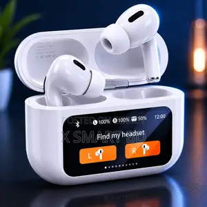 Anc Earbuds Touch Screen Display (White)