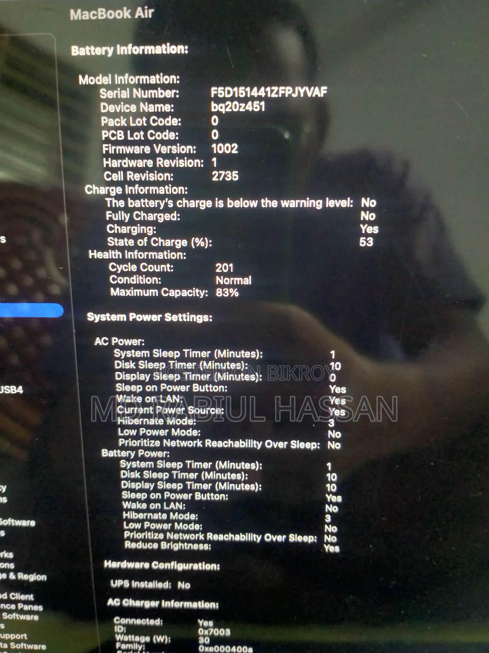 Laptop Apple MacBook Air 2020 M1 16GB Apple M1 SSD 256GB