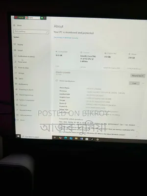 Desktop Computer Asus 16GB Intel Core i7 SSD 256GB