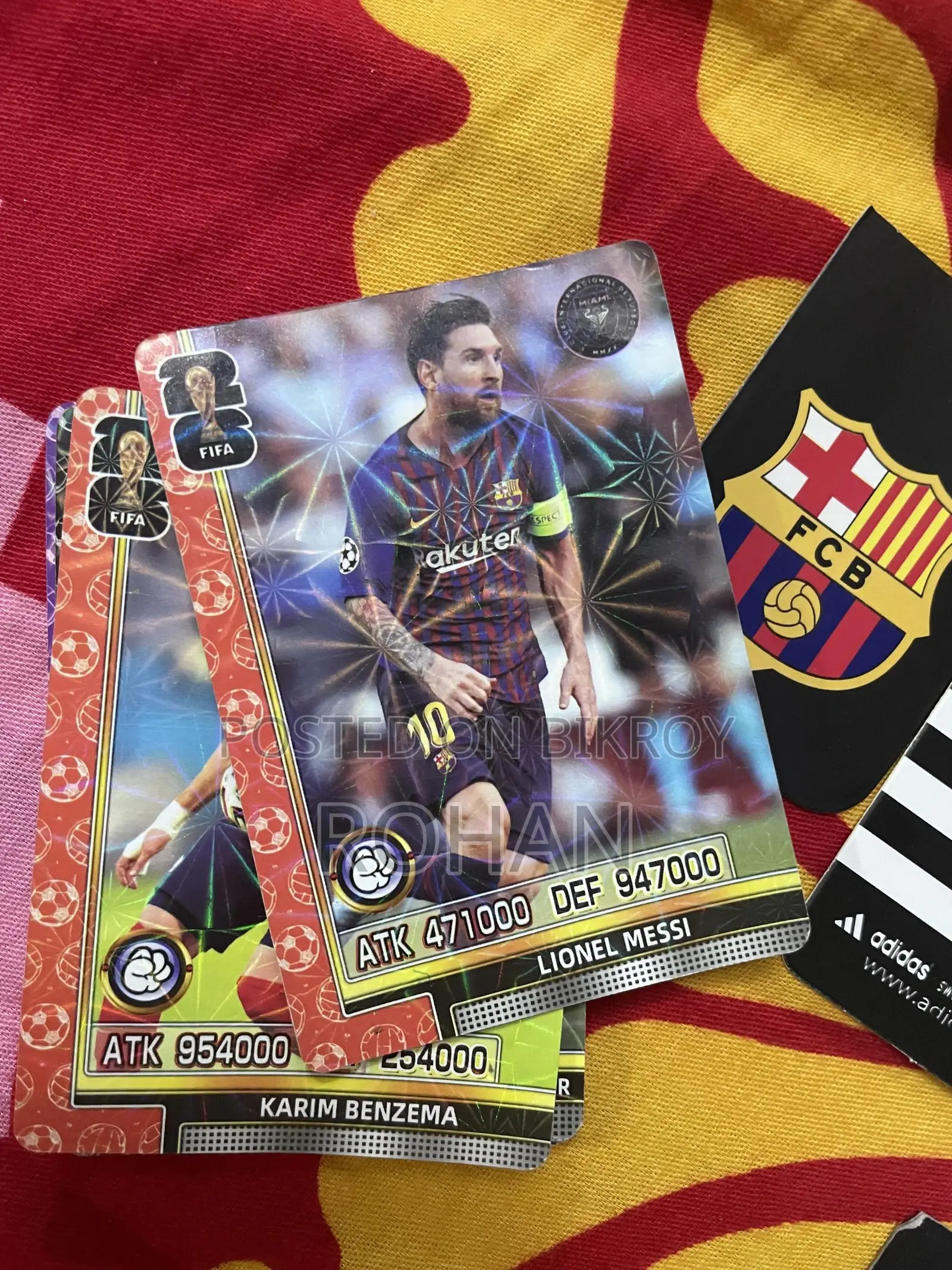 Football Iconic Cards And Brand Stickers All In One Package