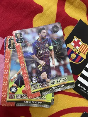 Football Iconic Cards And Brand Stickers All In One Package