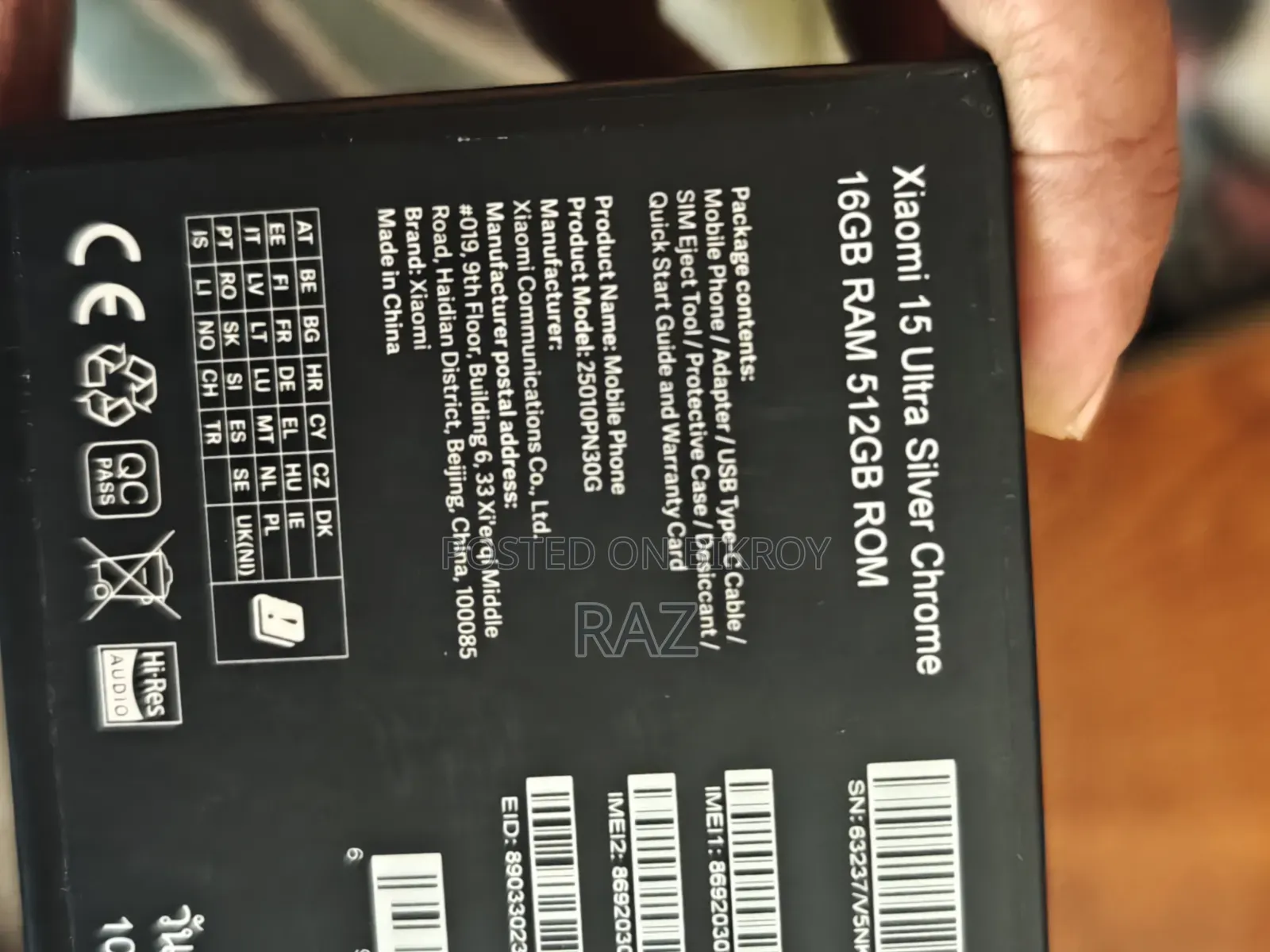 New Xiaomi 15 Ultra 512 GB Silver