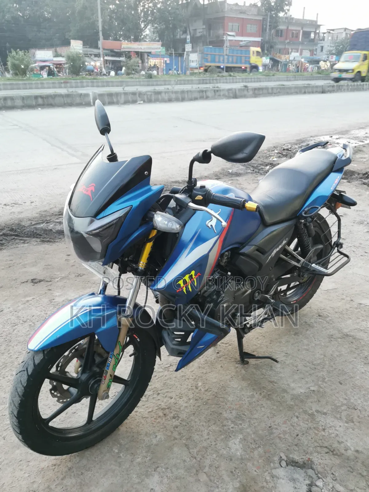 TVS Apache RTR 160 2V 2021 Blue