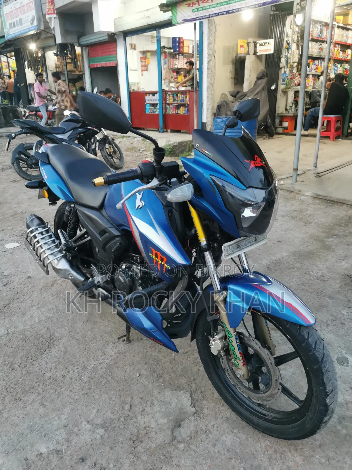 TVS Apache RTR 160 2V 2021 Blue