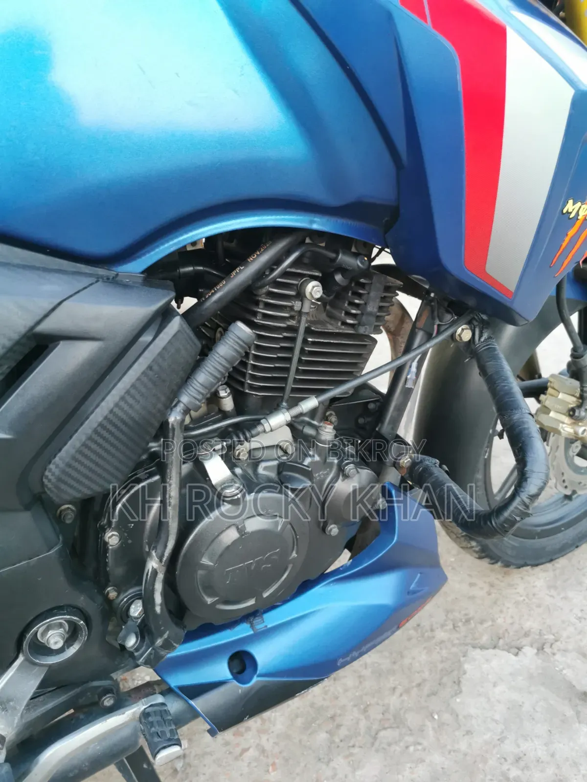 TVS Apache RTR 160 2V 2021 Blue