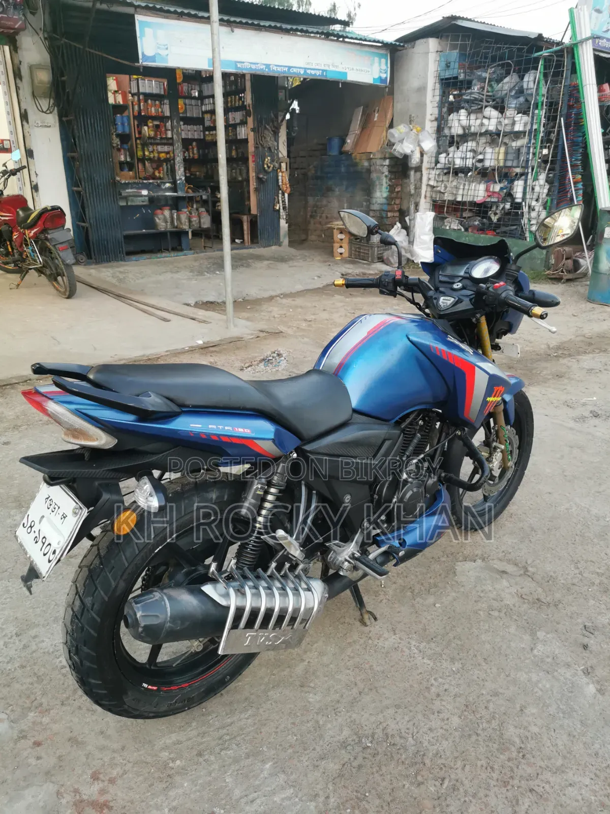 TVS Apache RTR 160 2V 2021 Blue
