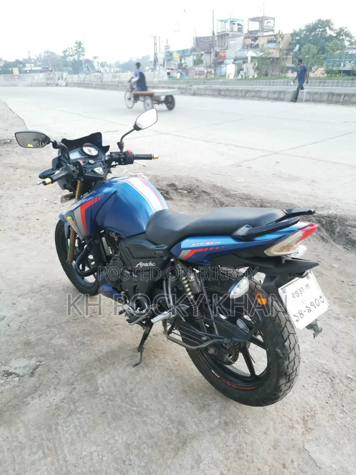 TVS Apache RTR 160 2V 2021 Blue